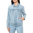 thumbnail image 2 of Seven7 Women's Denim Trucker Jacket, 2 of 8