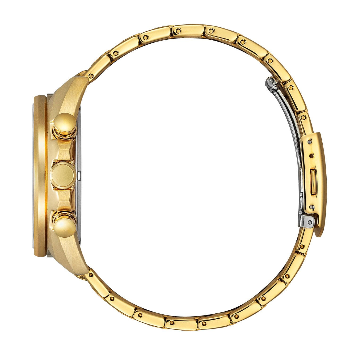 Citizen Men's Gold Tone Stainless Steel Bracelet Chronograph Watch