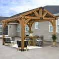 thumbnail image 1 of Backyard Discovery Cedar 12' x 12' Gazebo with PowerPort, 1 of 10