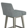 thumbnail image 19 of HH2 Home Upholstered Tapered Back Wood Adjustable Height Swivel Bar Stool, 19 of 19