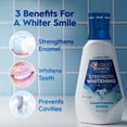 thumbnail image 2 of Crest 3D White Strength Whitening Mouthwash, Clean Mint, 32 fl. oz., 2 pk., 2 of 10