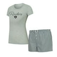 thumbnail image 2 of Las Vegas Raiders Women's 2-Piece Pajama Short Set, 2 of 7
