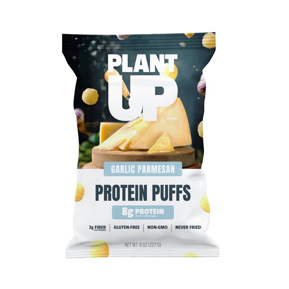 Plant Up Protein Puffs, Garlic Parmesan, 8 oz.