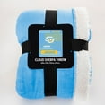 thumbnail image 3 of Officially Licensed NCAA Cloud Throw Blanket with Sherpa Back, 60" x 70", 3 of 4