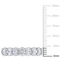 thumbnail image 3 of 1.28 CT. T.W. Oval-Cut Diamond Semi-Eternity Anniversary Ring in 14k Gold, 3 of 6
