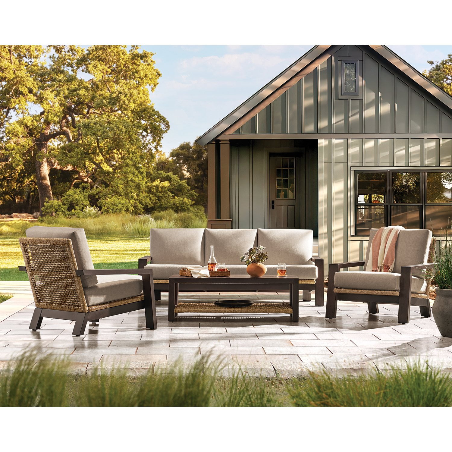 Member's Mark 4-Piece Ashbury Seating Set with Sunbrella Fabric only 99.00: eDeal Info