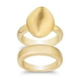 thumbnail image 1 of Neuhardt Pebble Ring & Band Set in 18K Gold Vermeil, 1 of 10
