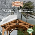 thumbnail image 6 of Backyard Discovery Cedar 12' x 12' Gazebo with PowerPort, 6 of 10