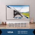 thumbnail image 4 of Mounting All Medium Full Motion TV Wall Mount with Swivel Angle for 19"-55" TVs, 4 of 10