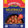 thumbnail image 1 of Hereford Meatballs With Spaghetti Sauce, 10 oz., 4 pk., 1 of 10