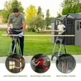 thumbnail image 4 of Lifetime 20' x 8' Dual Entry Outdoor Storage Shed, Gray, 4 of 12