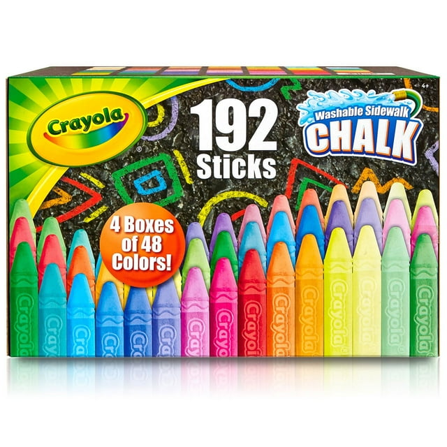 Crayola Washable Sidewalk Chalk (192 ct)