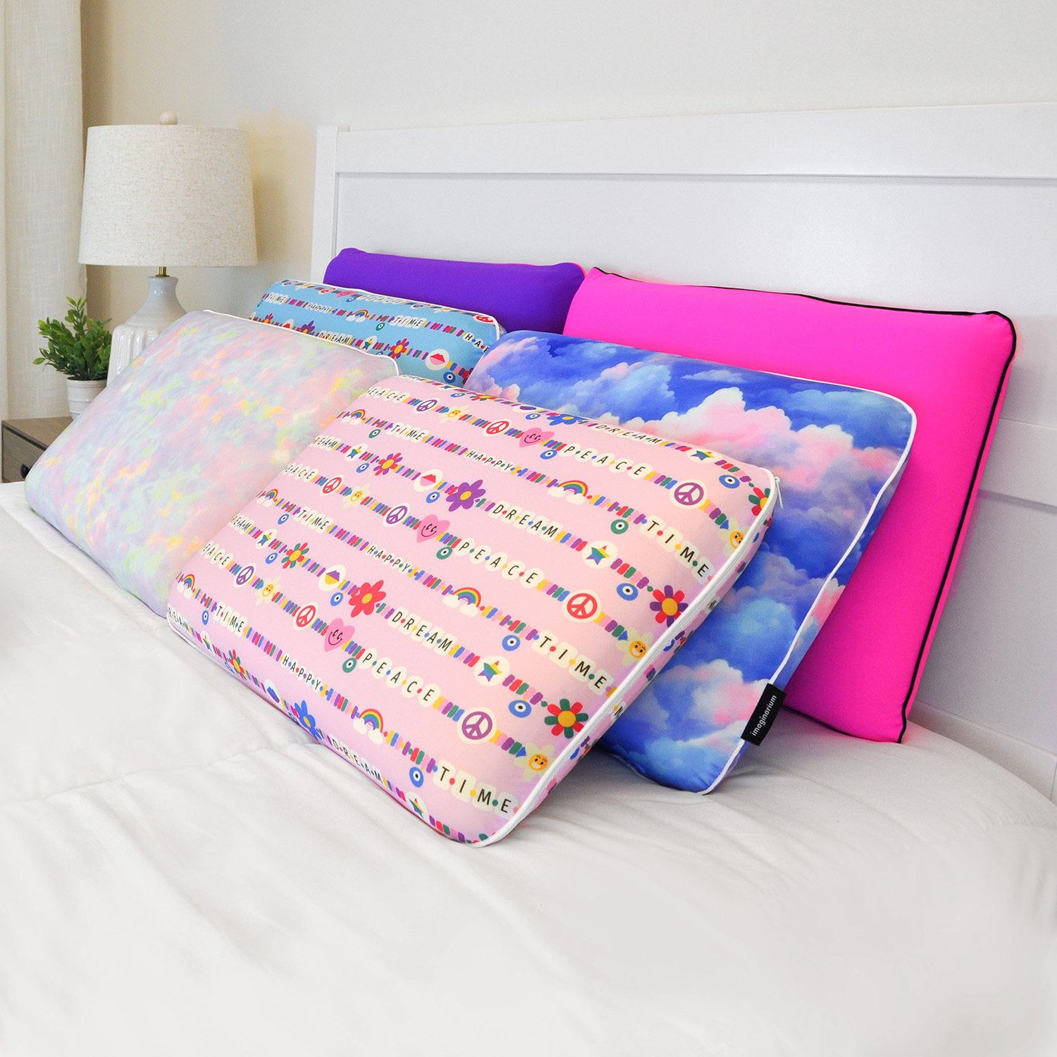 Imaginarium 2-Pack Memory Foam Fun Pillow with Cooling Cover