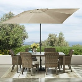 cantilever patio umbrellas sams club Member's Mark 10' Adjustable Cantilever Outdoor Umbrella