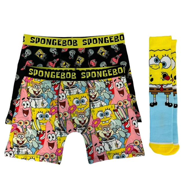Men's Character 2-Pack Boxer Brief and Crew Sock Set