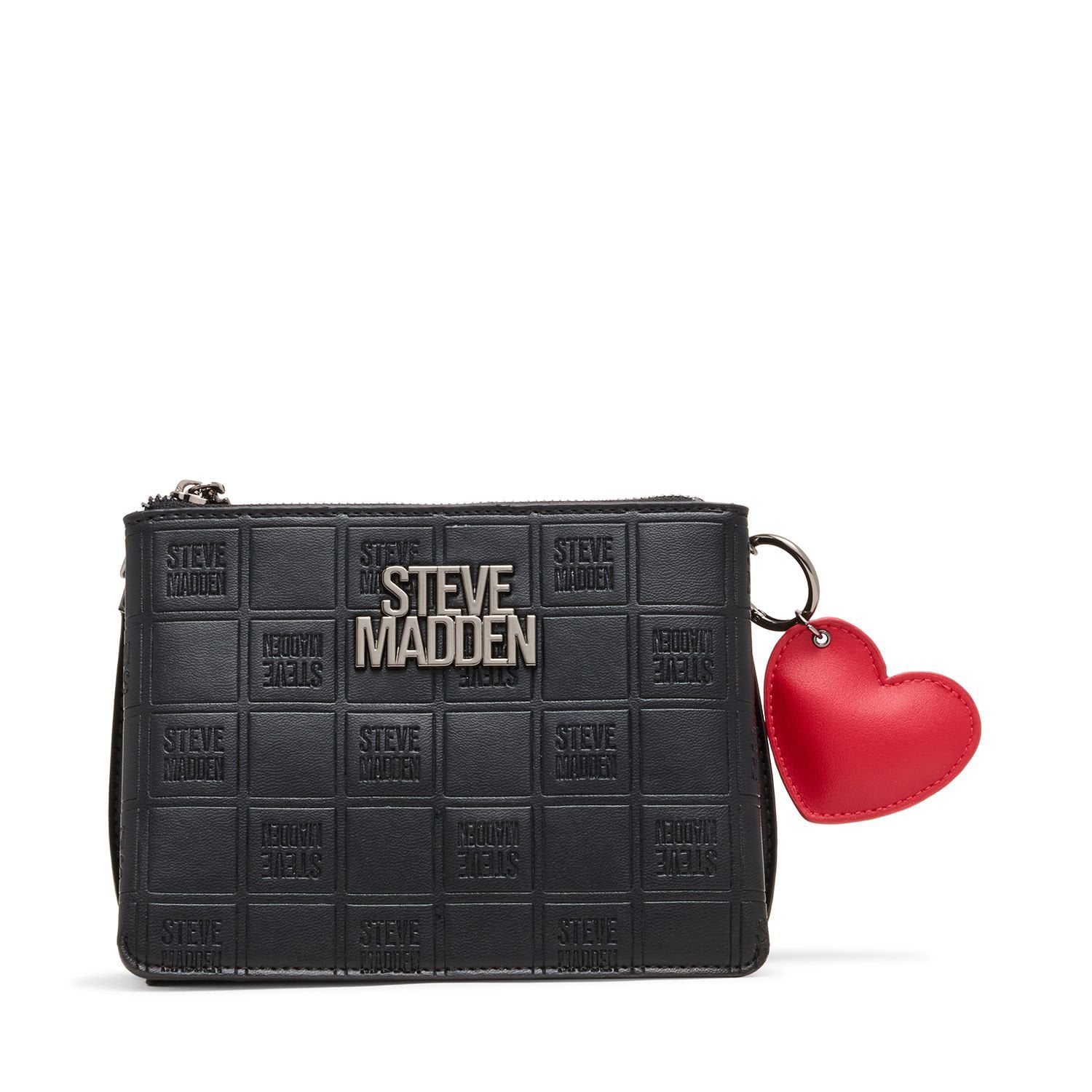 Steve Madden NWT RED  w/BLACK Steve Madden LOGO BPERTH comes with a zipper pouch STEVE MADDEN black cherry bdana mini | Mercari main image 3