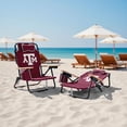 thumbnail image 2 of Logo Brands Texas A&M Aggies Reclining Beach Chair, 2 of 6