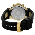 thumbnail image 3 of Invicta BLU Ladies Quartz 39mm Black Silicone and Gold Stainless Steel, Gold Dial Watch, 3 of 5