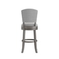 thumbnail image 7 of HH2 Home Santa Clara II Wood and Upholstered Swivel Bar Stool or Counter Stool, 7 of 9