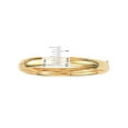 thumbnail image 4 of High Polished Hollow Bangle Bracelet in 14K Gold, 4 of 5