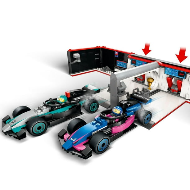 F1 GRAND PRIX SET (3台) LEGO® City F1 Garage & Mercedes-AMG & Alpine Cars | Official