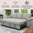 thumbnail image 4 of Hamilton Reversible Storage Sectional With Pullout Bed, Assorted Colors, 4 of 12