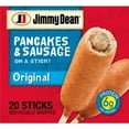 thumbnail image 1 of Jimmy Dean Original Pancake and Sausage on a Stick, Frozen, 20 ct., 1 of 9