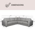 thumbnail image 4 of Elliot Stain-Resistant 3-Piece Sectional, Assorted Colors, 4 of 14