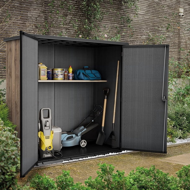 Keter Signature Collection Vertical XL Resin Outdoor Storage Shed