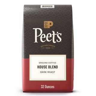 Peet's Coffee Ground Dark Roast, House Blend 32 oz.