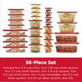 thumbnail image 4 of Rubbermaid TakeAlongs 56-Piece Food Storage Containers With Lids Set, 4 of 8