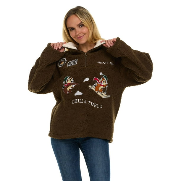 Women's Character Winter Sherpa Quarter-Zip Pullover - Samsclub.com