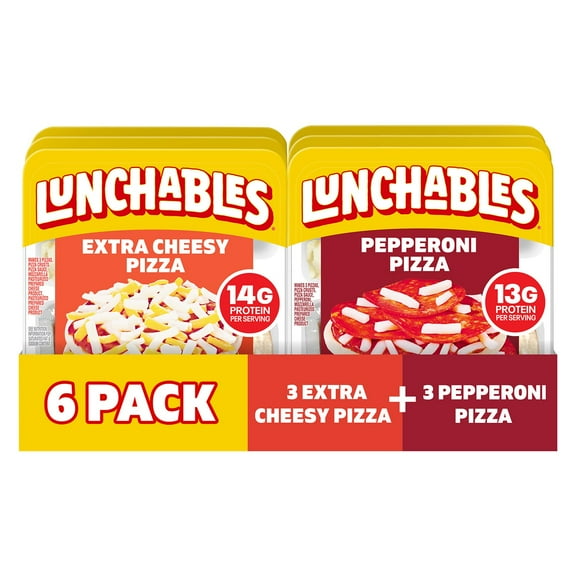 Lunchables Pizza Kits Variety Pack 6 pk.