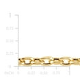 thumbnail image 3 of Oval Link Rolo Chain Bracelet in 14K Gold, 3 of 6