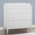 thumbnail image 9 of Delta Children Sawyer 5-Piece Nursery Furniture Set - 4-in-1 Convertible Crib, Dresser, Crib Mattress, Changing Pad & Mattress Protector, White, 9 of 11