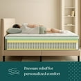 thumbnail image 11 of ZINUS Night Therapy 14” Cooling Hybrid Mattress Set With Antimicrobial Cover, 11 of 11