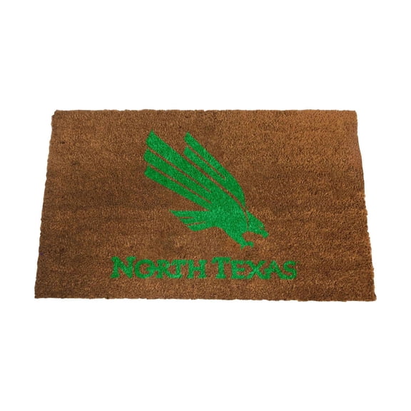 Logo Brands North Texas Mean Green Doormat