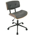 thumbnail image 2 of Lombardi Mid-Century Modern Adjustable Office Chair, Assorted Colors, 2 of 6