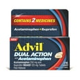 thumbnail image 1 of Advil Dual Action Pain Reliever Caplet, 250 mg Acetaminophen and 125 mg Ibuprofen (216 ct.), 1 of 6