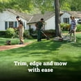 thumbnail image 2 of Worx WG941 20V Brushless Cordless Battery Powered Leaf Blower + 3 in 1 String Trimmer Edger & Mini-Mower Combo Kit Battery and Charger Included, 2 of 11