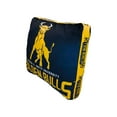 thumbnail image 1 of Logo Brands Johnson C Smith Golden Bulls XL Puff Pillow, 1 of 5