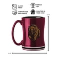 thumbnail image 3 of Logo Brands Montana Grizzlies 14oz Relief Mug Set, 3 of 5