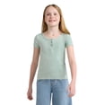 thumbnail image 1 of Levi's Big Girls Jacquard Short Sleeve Knit Top, 1 of 3