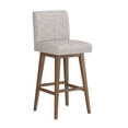 thumbnail image 2 of HH2 Home Parson Wood Adjustable Height Swivel Bar Stool, 2 of 20