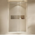 thumbnail image 2 of OVE Decors Selby 45-1/16 - 48"W x 74"H  Frameless Sliding Shower Door with Clear Glass, 2 of 9