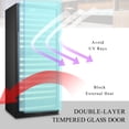 thumbnail image 5 of Lanbo 32 Inch 287 Bottle Dual Zone Wine Cooler Refrigerator, 5 of 16