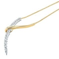 thumbnail image 6 of 1.00 CT. T.W. Diamond Pendant Necklace in 14K Two-Tone Gold, 6 of 9