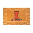 thumbnail image 1 of Logo Brands Illinois Fighting Illini Coir Outdoor Mat, 1 of 3
