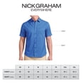 thumbnail image 9 of Nick Graham Men's Performance Short Sleeve Woven Sport Shirt, 9 of 9