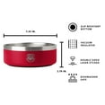thumbnail image 3 of NCAA 2 pk. Stainless Steel Dog Bowls, 3 of 5
